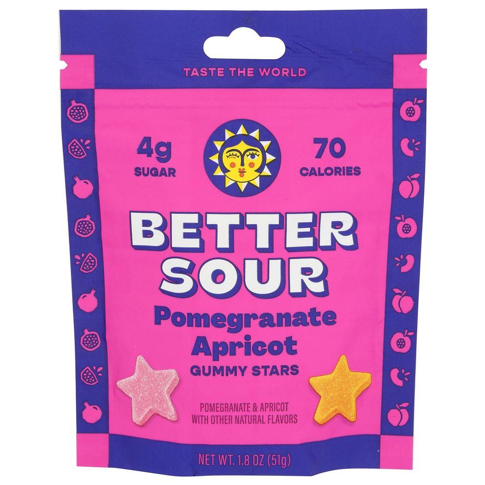 2309236 Pomegranate Apricot Stars Gummy Candy, 1.8 oz