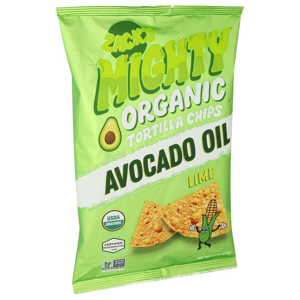 2500360 Organic Lime Tortilla Chips, 7.5 oz
