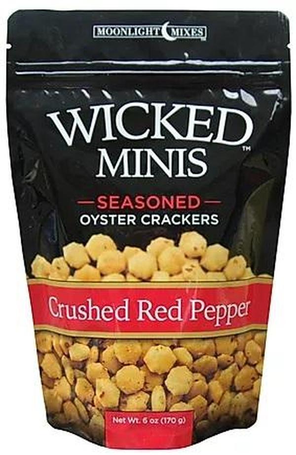 340621 6 oz Crushed Red Pepper Seasoned Oyster Crackers