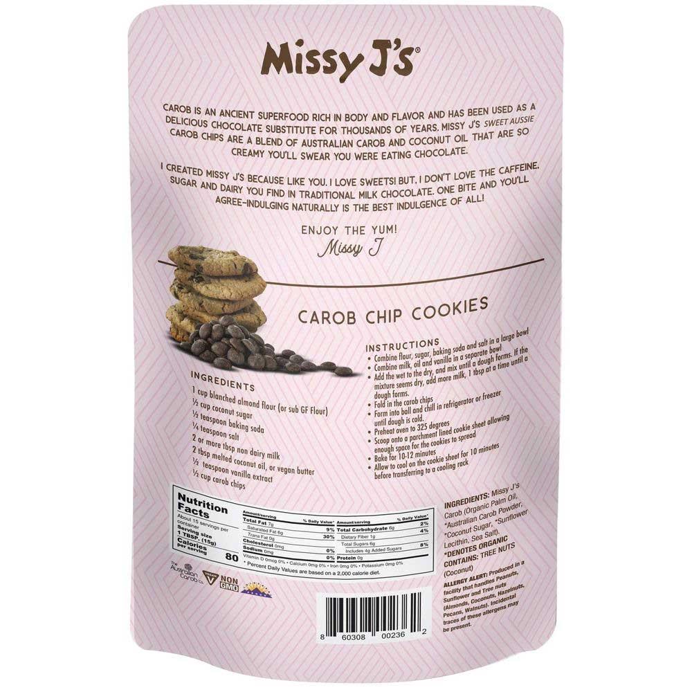 2503930 Vegan Carob Chips, 8 oz