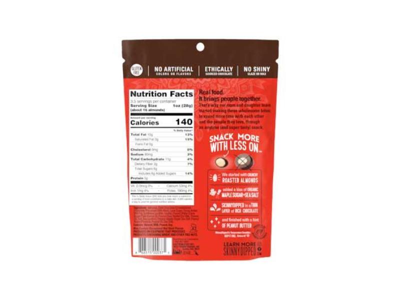 333246 Skinny Dipped Almonds Dark Chocolate & Peanut Butter, 3.5 oz
