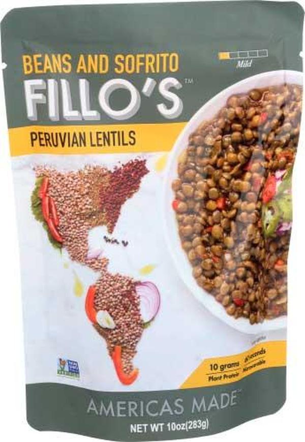 324088 10 oz Mild Peruvian Lentils Beans & Sofrito