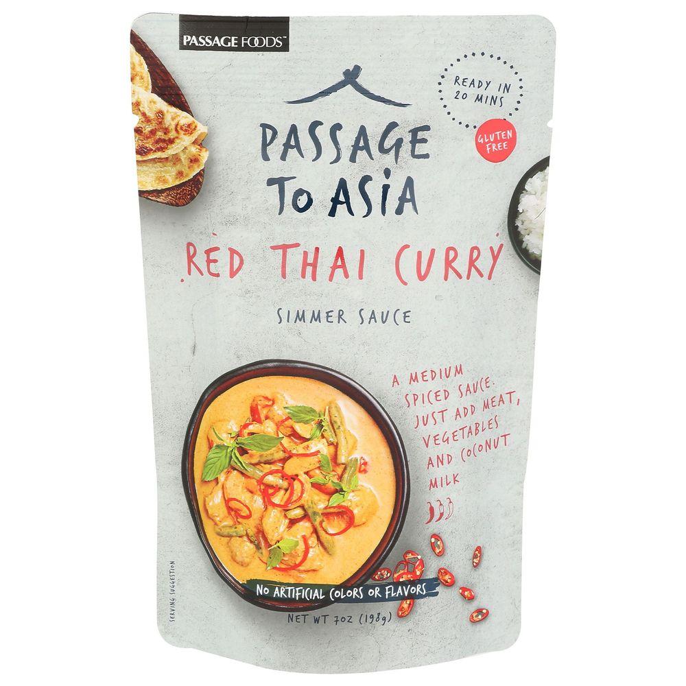 232819 Red Thai Curry Simmer Sauce, 7 oz