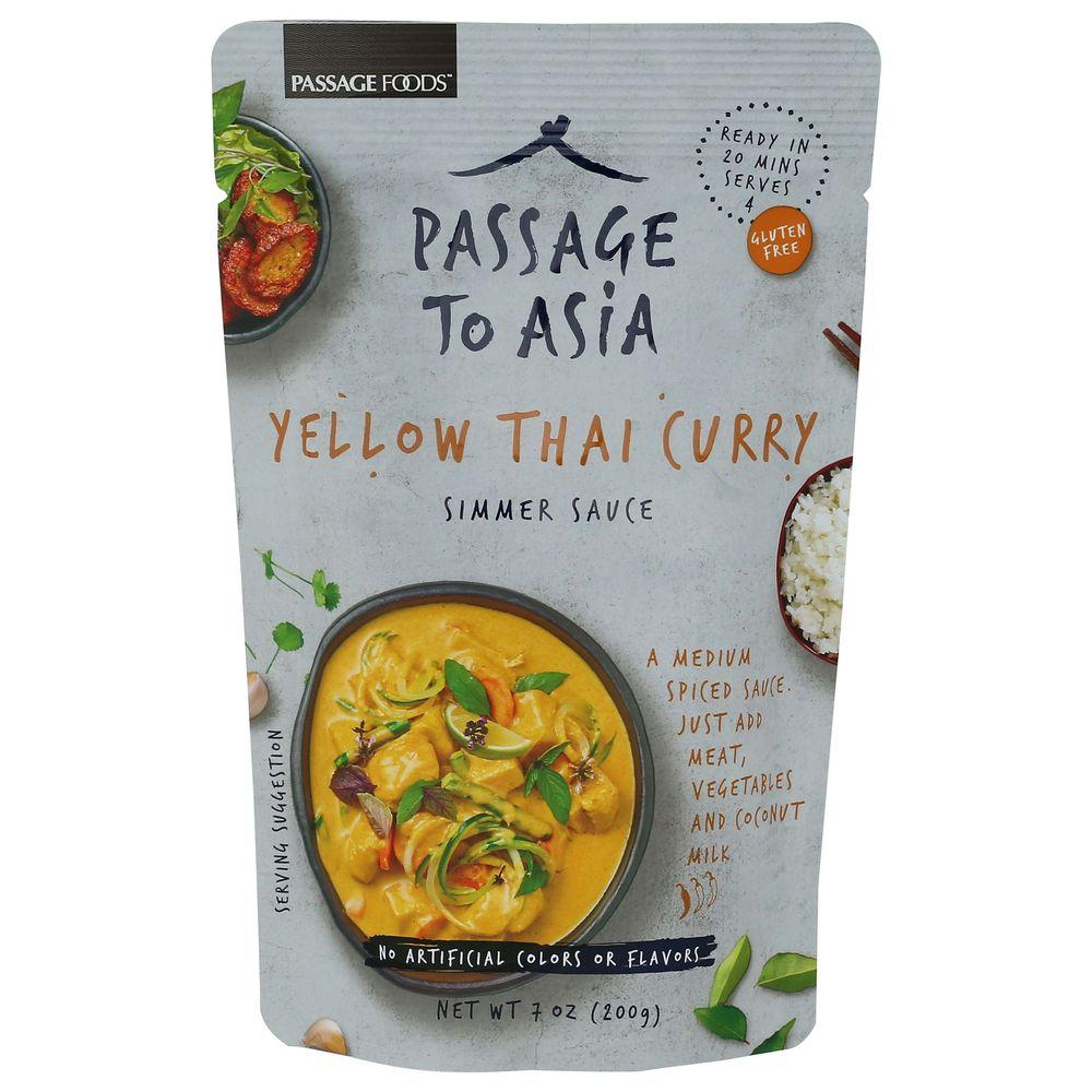 2420386 Yellow Thai Curry Simmer Sauce, 7 oz
