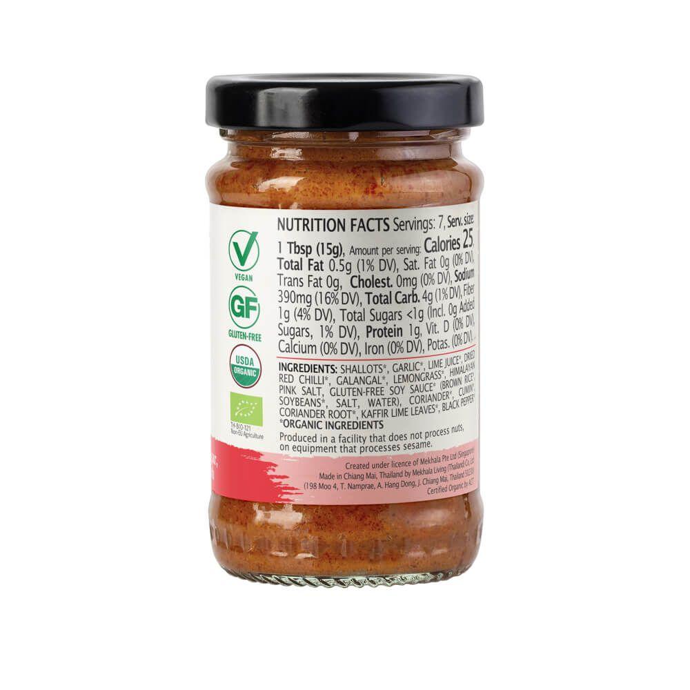 350421 3.53 oz Organic Thai Red Curry Paste