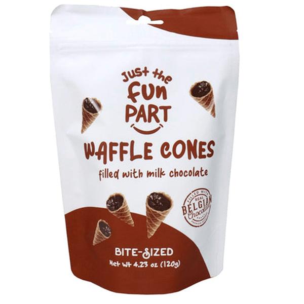 396786 4.23 oz Filled with Milk Chocolate Waffle Cones