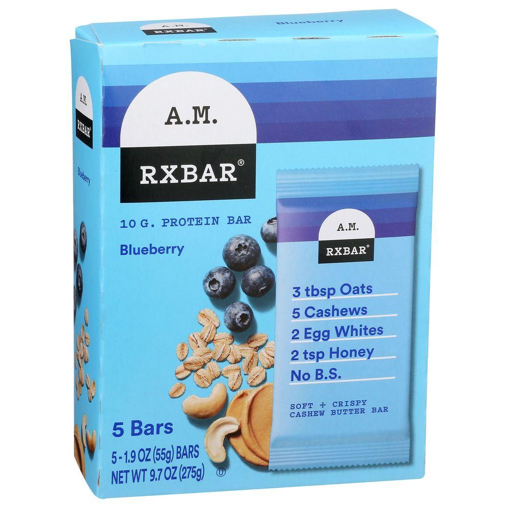2204643 9.7 oz Blueberry Protein Bar - 5 Count