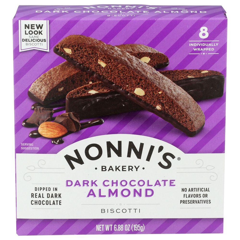 209967 6.88 oz Dark Chocolate Almond Biscotti