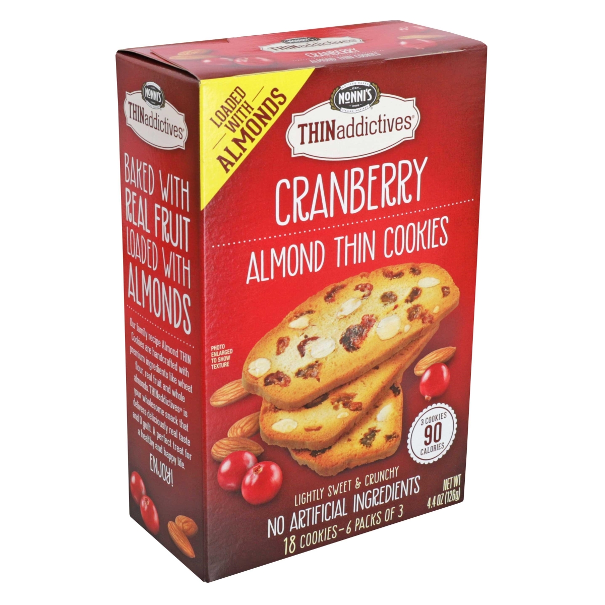 256093 4.4 oz Cranberry Almond Thins