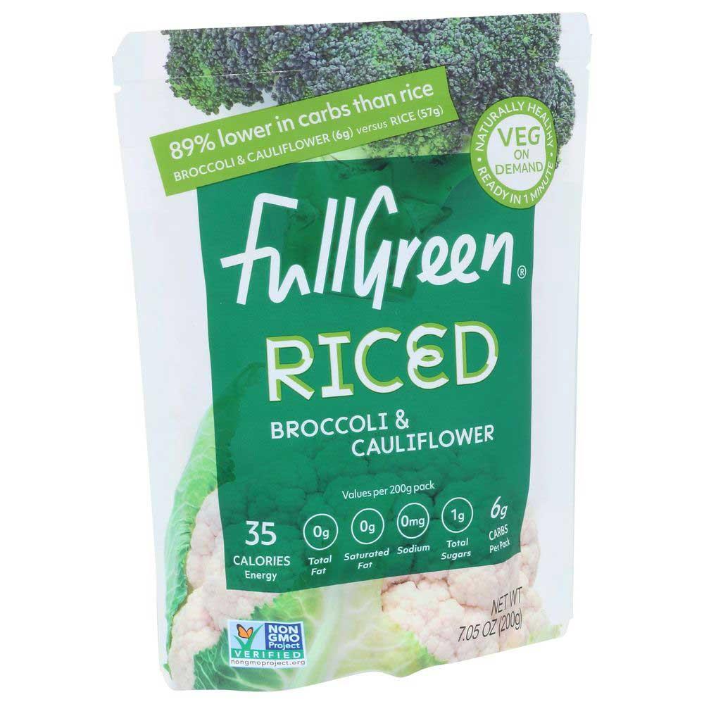 347394 7.05 oz Cauliflower Rice with Broccoli