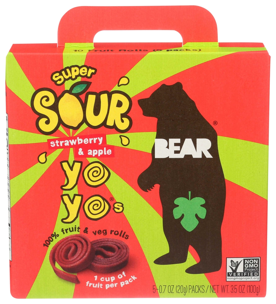 335502 3.5 oz Strawberry & Apple Real Fruit Snack
