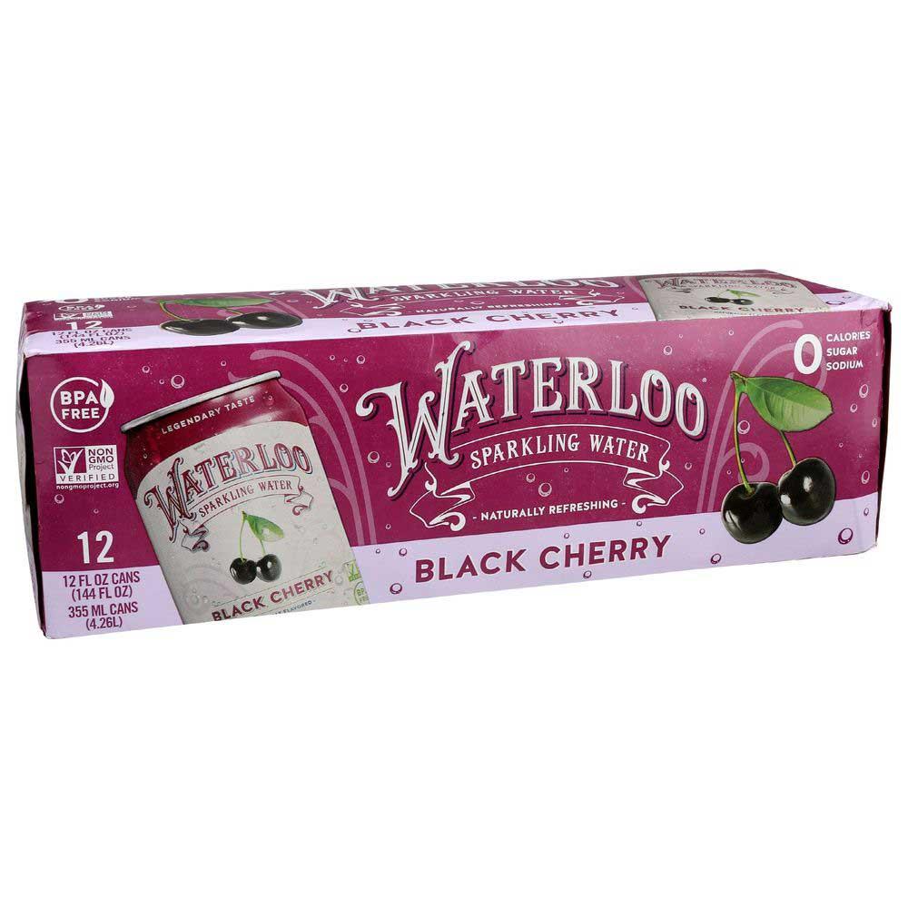 310444 12 fl oz Black Cherry Sparkling Water