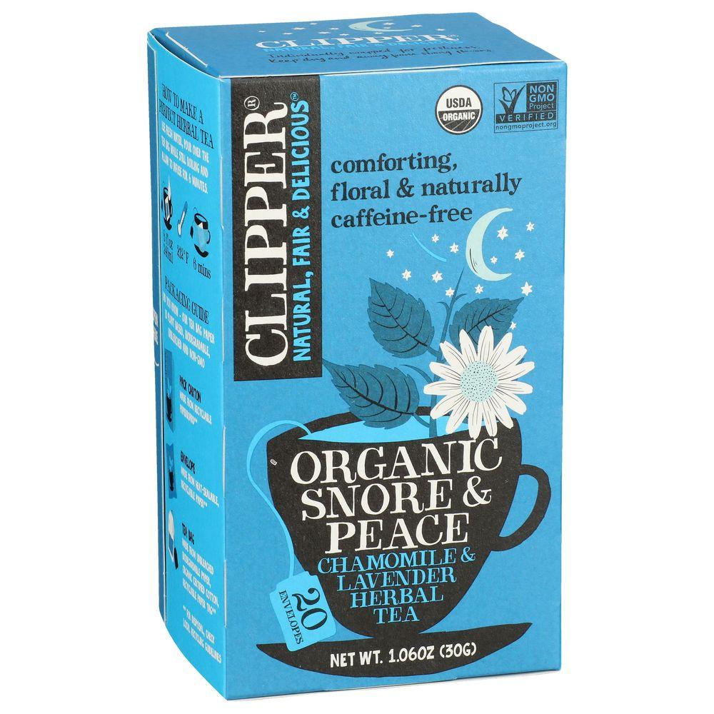 320759 Organic Snore & Peace Herbal Tea, 20 Tea Bags
