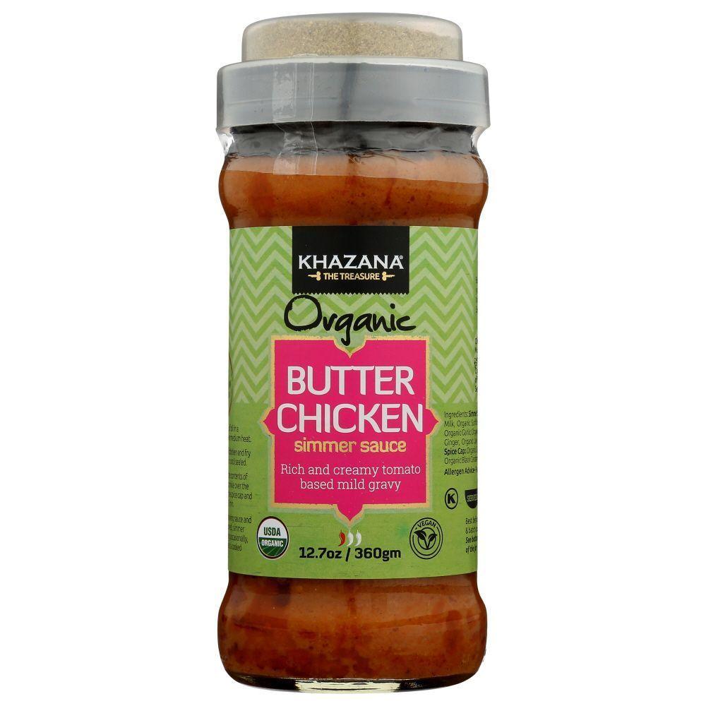 341621 Organic Butter Chicken Simmer Sauce, 12.7 oz