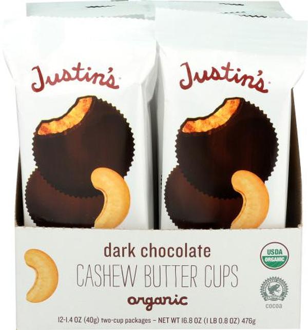 316474 1.4 oz Organic Dark Chocolate Cashew Butter Cup