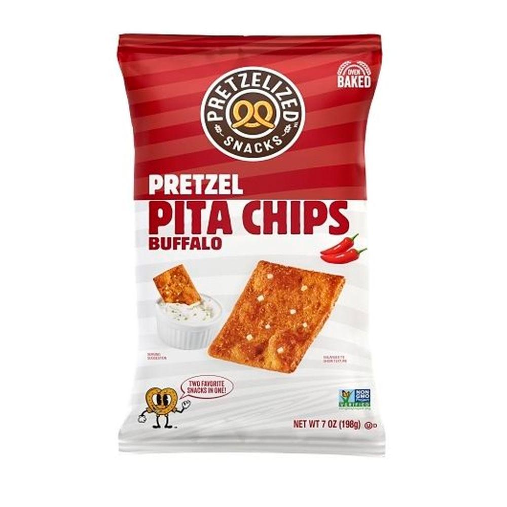 2403051 Buffalo Pretzel Pita Chips, 7 oz
