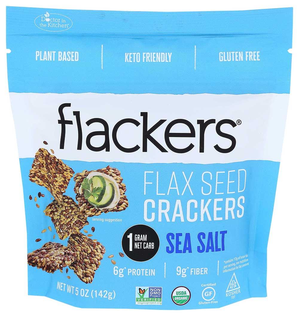 276769 5 oz Organic Sea Salt Flax Seed Cracker