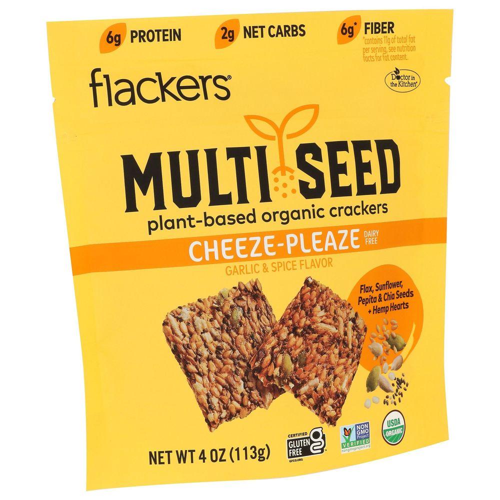 2401786 4 oz Organic Plant-Based Cheese-Pleaze Multi Seed Cracker