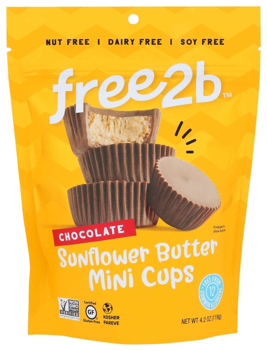 331805 4.2 oz Rice Chocolate Sunflower Butter Cups Minis