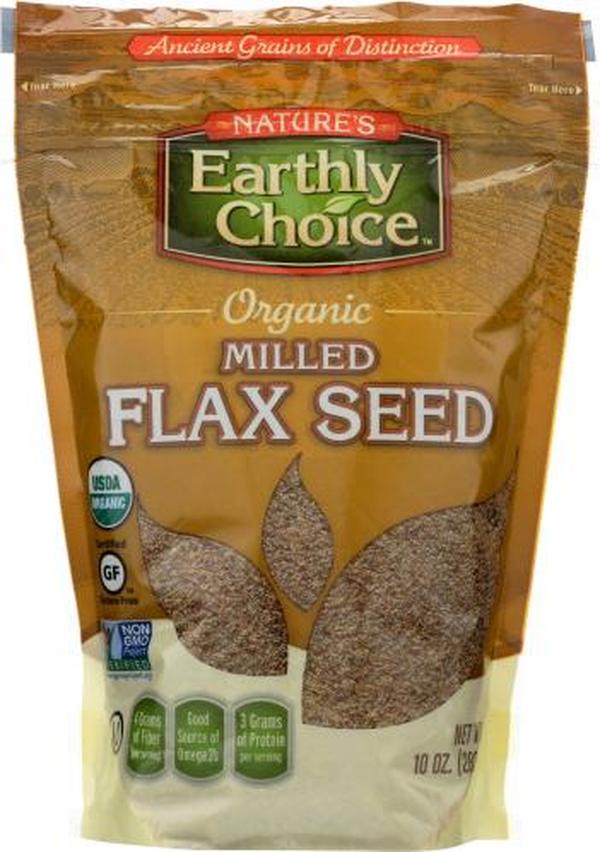 125543 10 oz Organic Milled Flax Seed