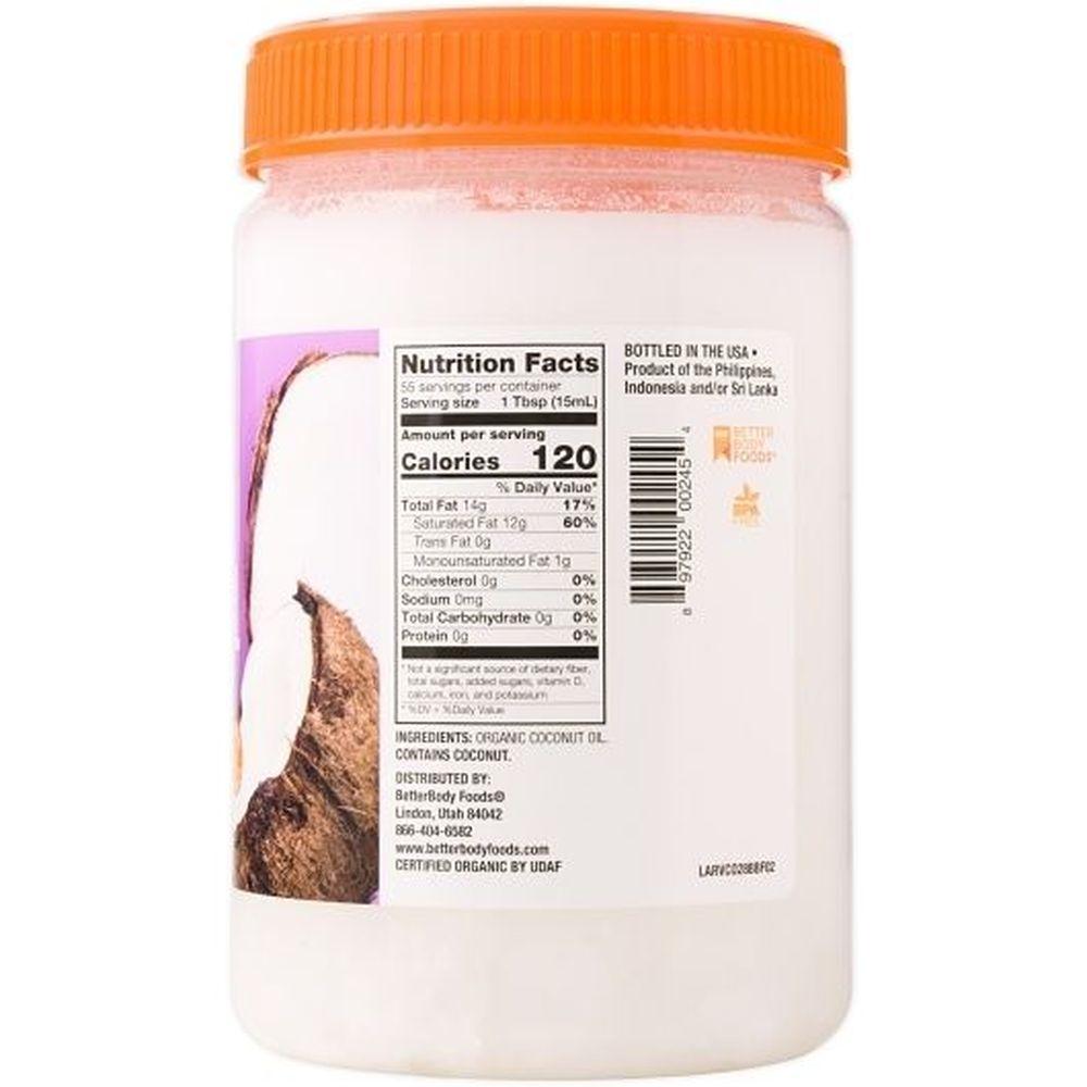 103179 Organic Virgin Coconut Oil, 28 oz