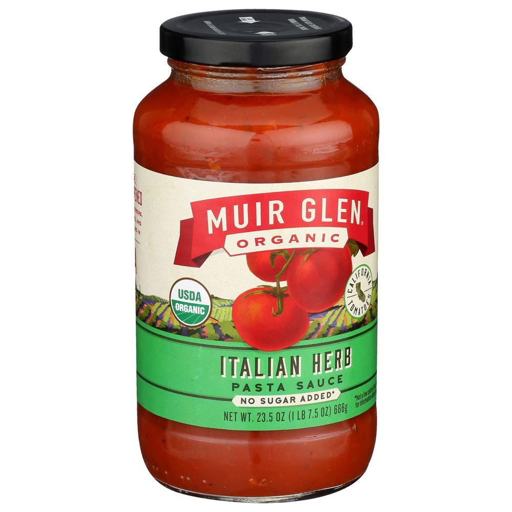 Muir Glen 2205745 Italian Herb Pasta Sauce, 23.5 oz