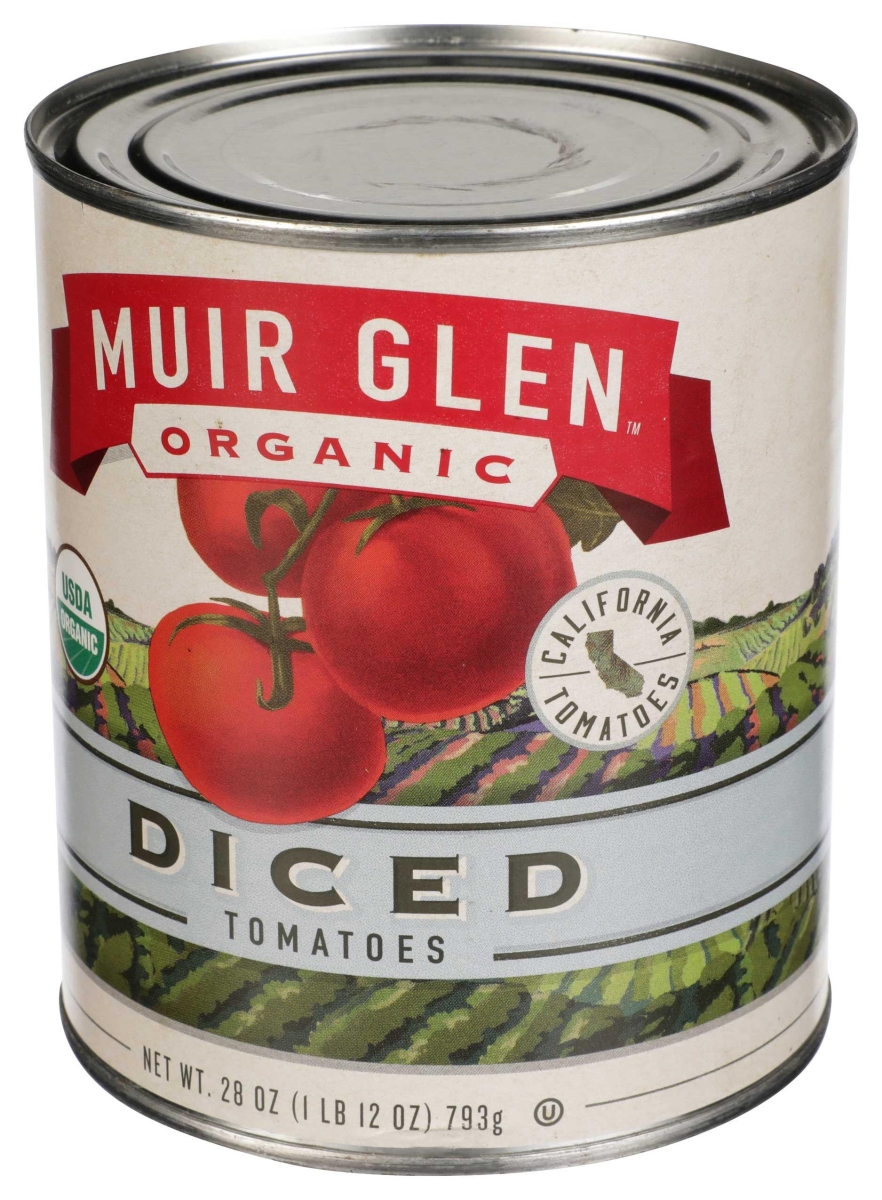 Muir Glen 25470 28 oz Diced Tomato