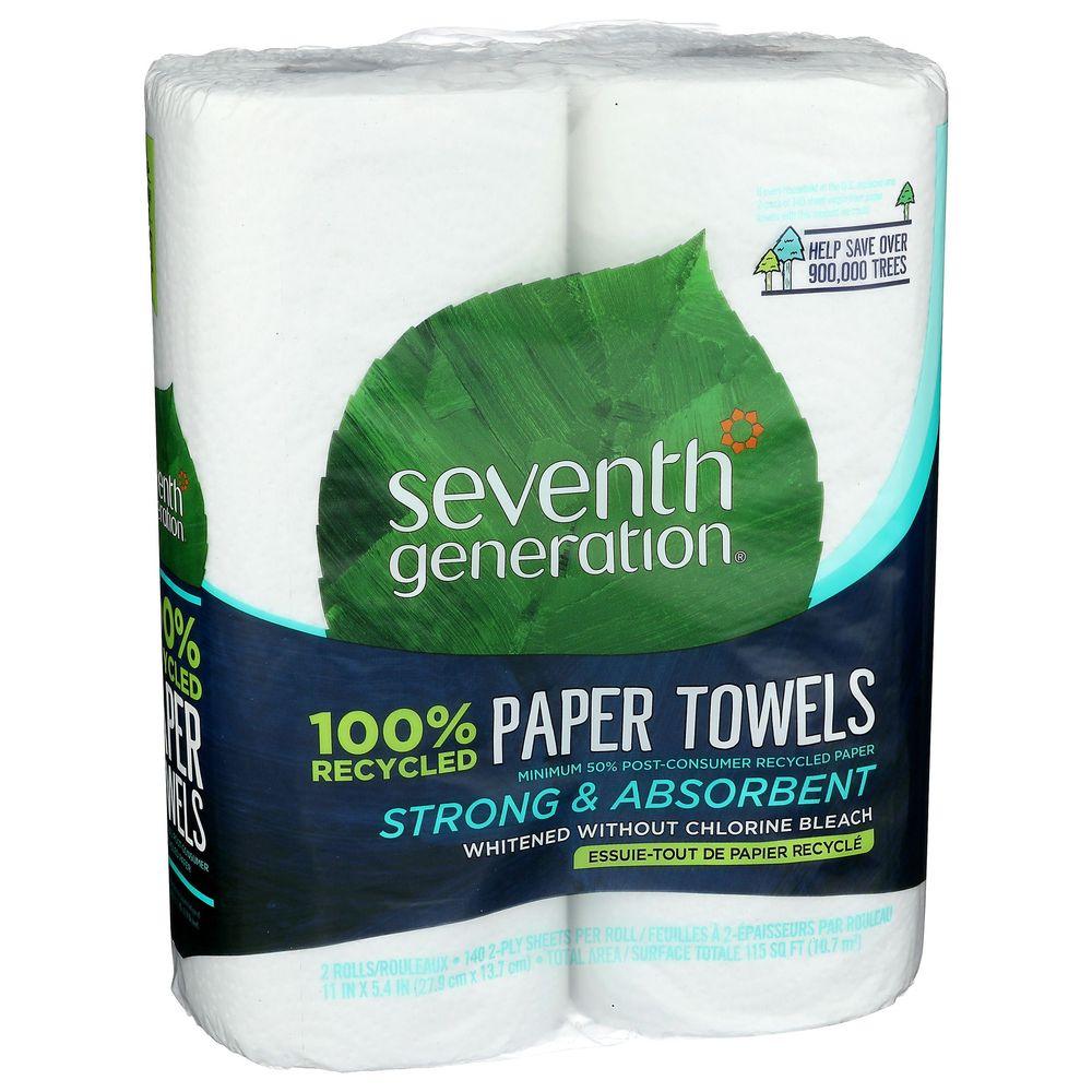 607058 White Paper Towel Roll - 2 Roll per Pack