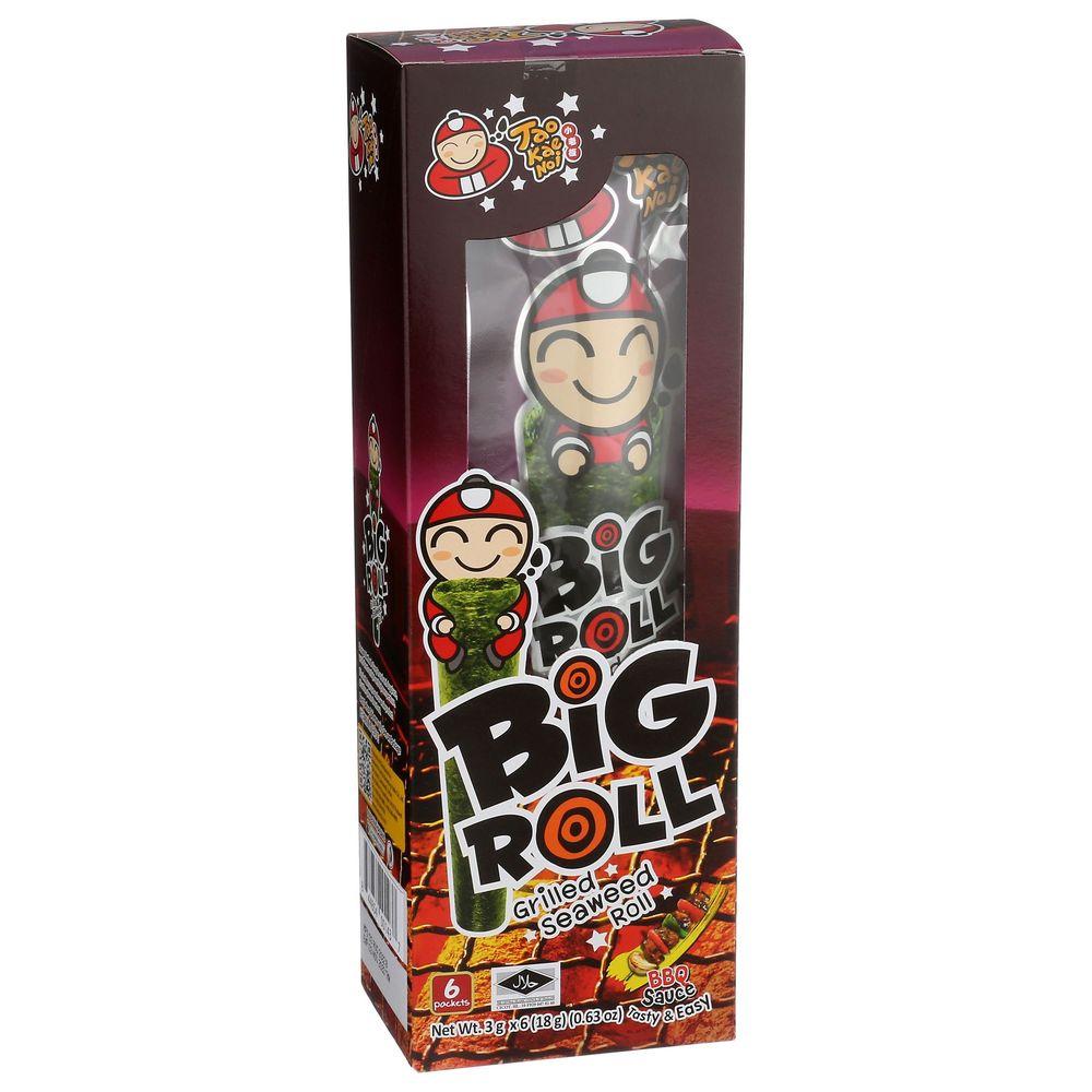 2206139 0.63 oz BBQ Grilled Big Seaweed Rolls - 6 Piece