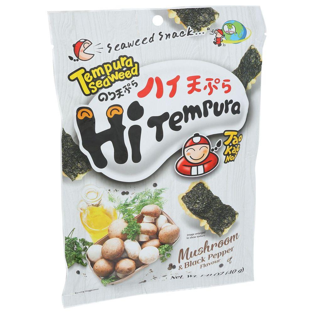 2207429 Tempura Mushroom & Black Pepper Seaweed Snacks, 1.4 oz