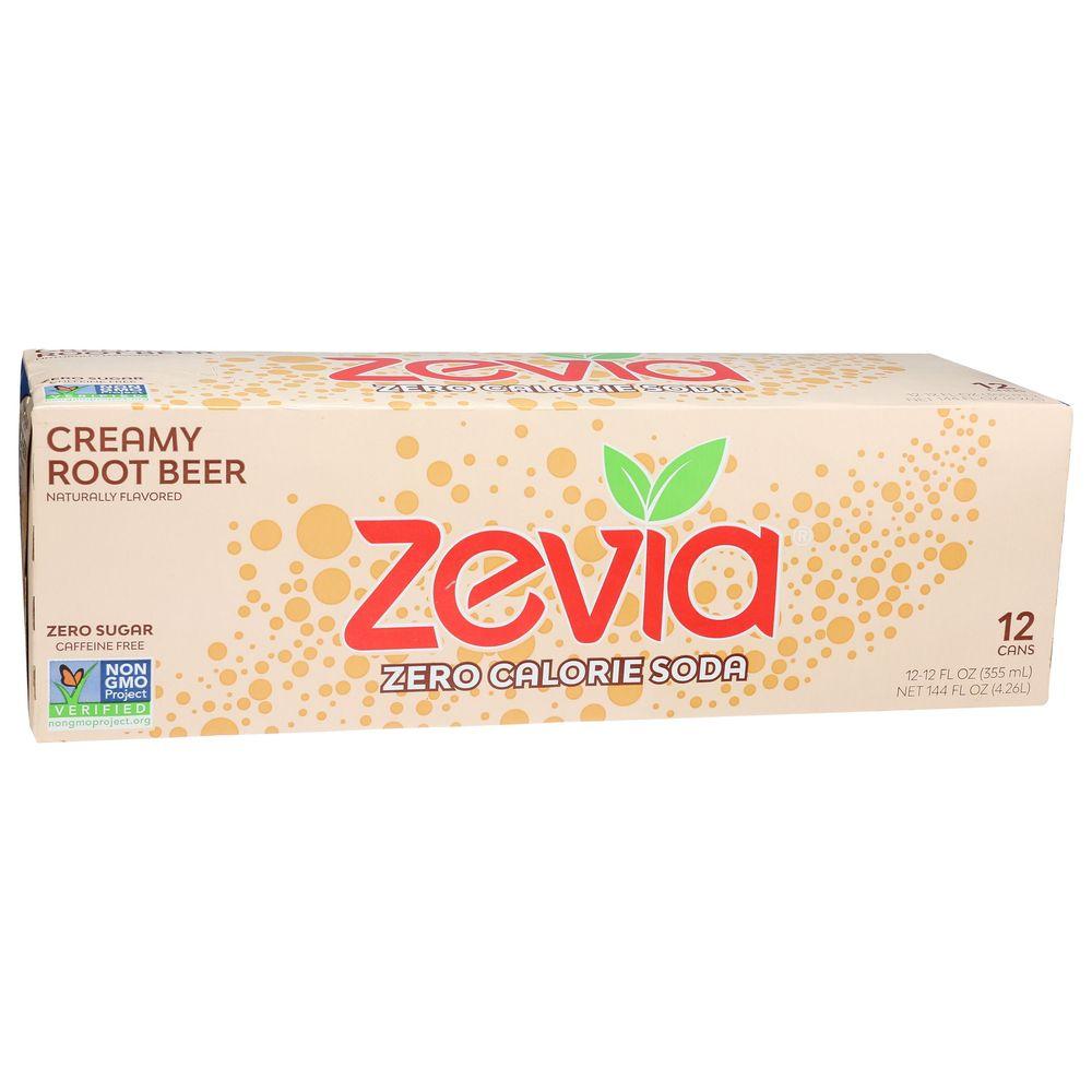 2203893 Creamy Root Beer Zero Calorie Soda, 12 oz - Pack of 12