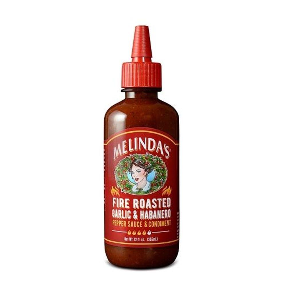 396722 Fire Roasted Garlic & Habanero Hot Sauce, 12 oz