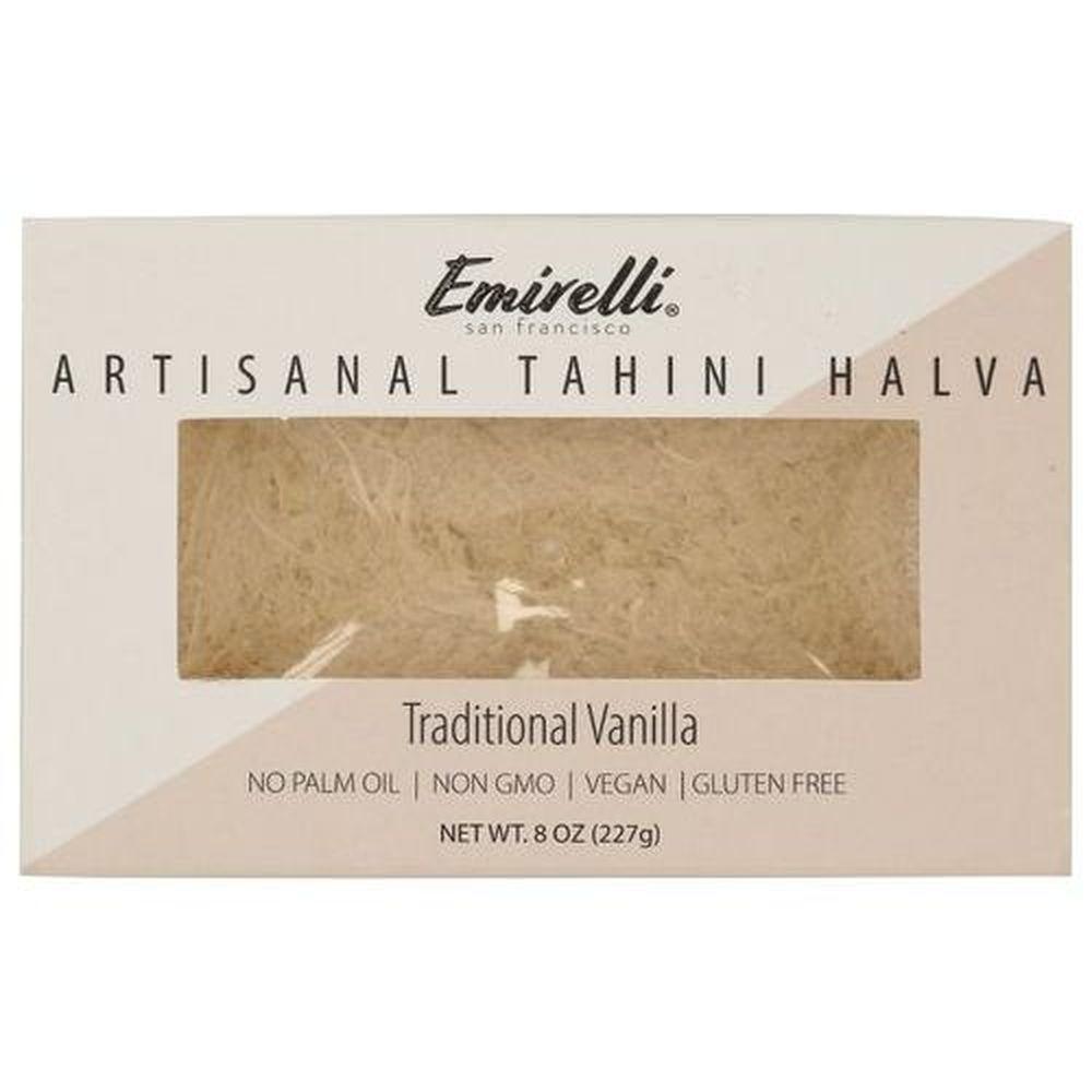 2504072 8 oz Traditional Vanilla Artisanal Tahini Halva