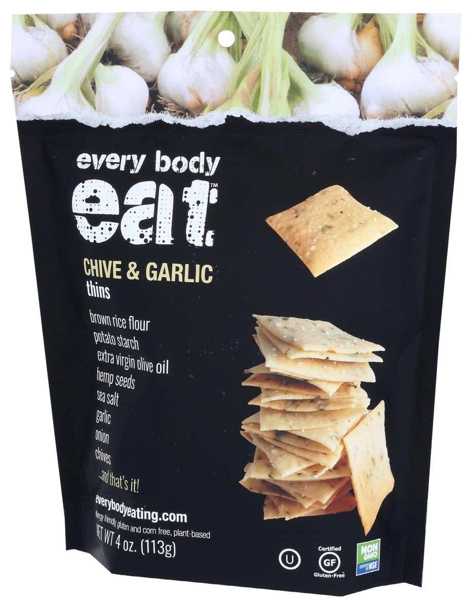 367801 4 oz Chive & Garlic Snack Thins