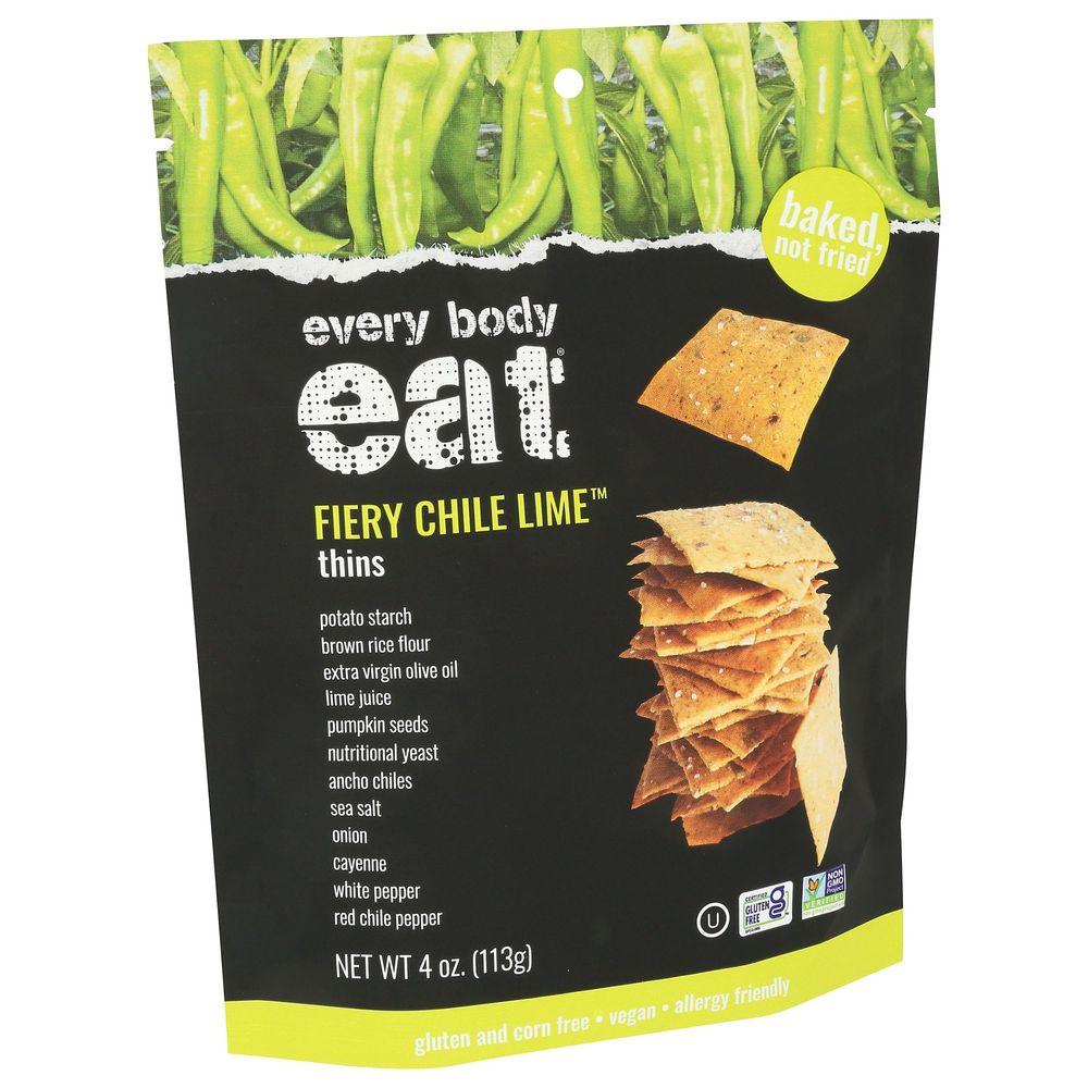 367800 4 oz Fiery Chile Lime Snack Thins