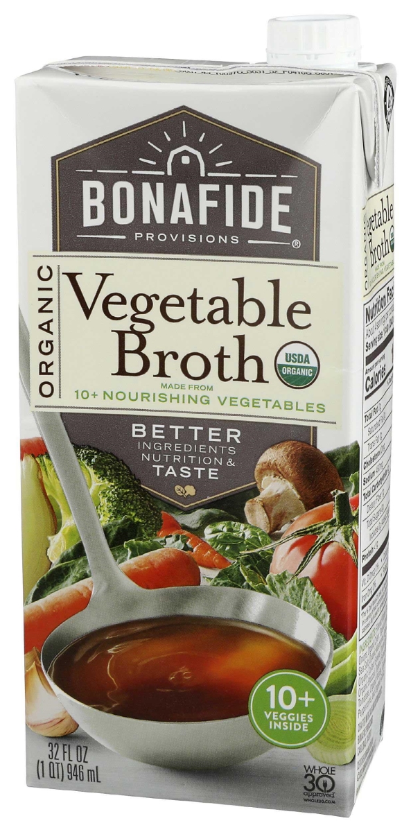 385171 Organic Vegetable Broth, 32 oz