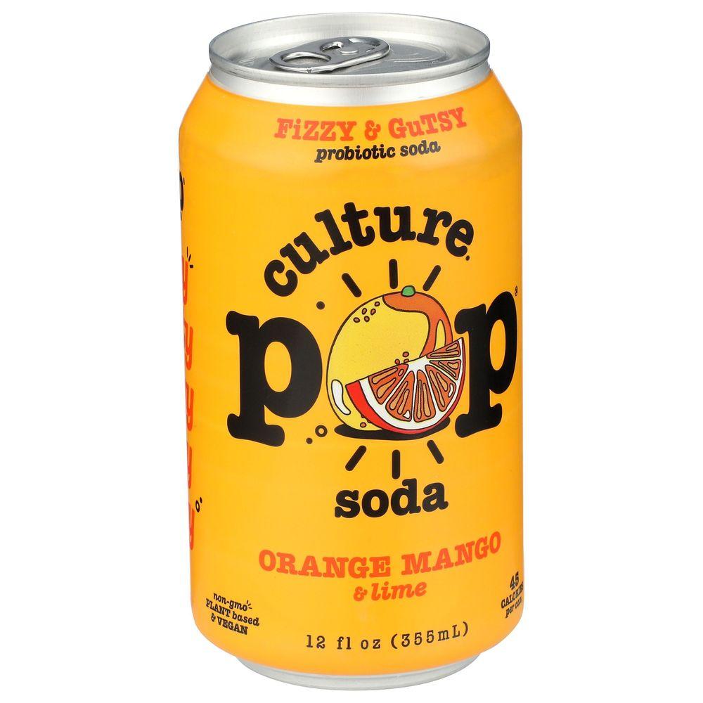 395863 Orange Mango Chili & Lime Probiotic Soda, 12 oz