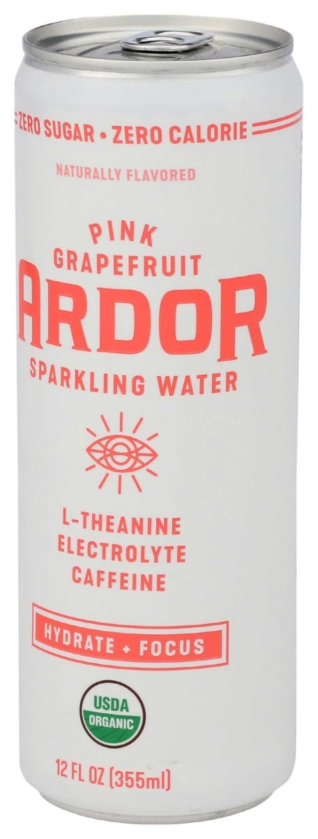 382629 12 fl oz Organic Pink Grapefruit Sparkling Water