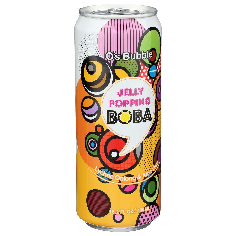 2314702 Lychee Oolong Tea with Popping Boba & Aloe Vera, 16.2 oz