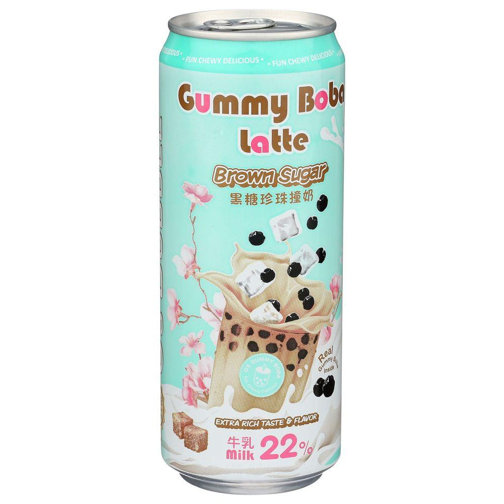 397332 Brown Sugar Gummy Boba Latte, 15.9 oz