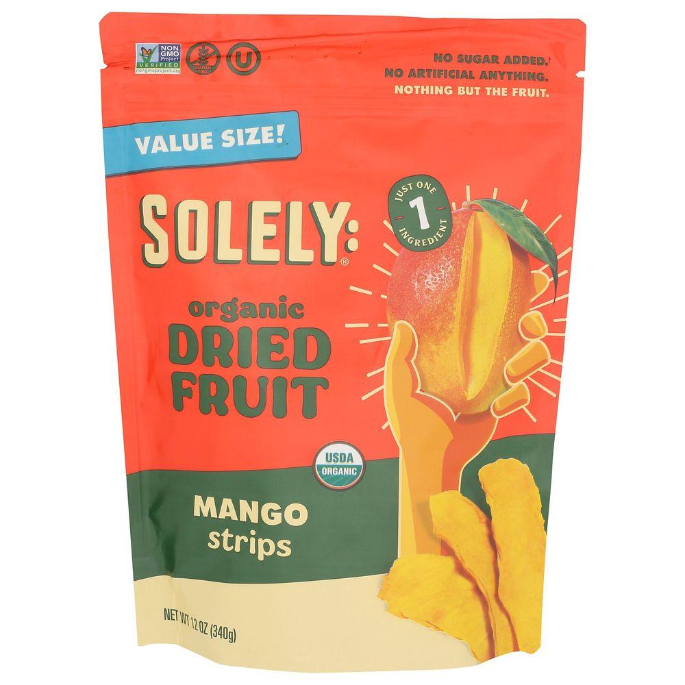 2205669 12 oz Organic Value Size Dried Mango Strips