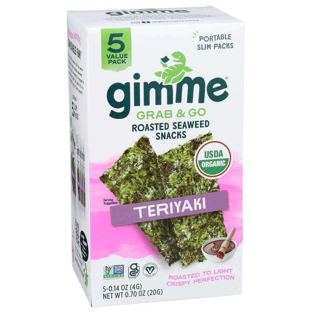 2200417 Organic Teriyaki Roasted Seaweed Snacks, 0.7 oz