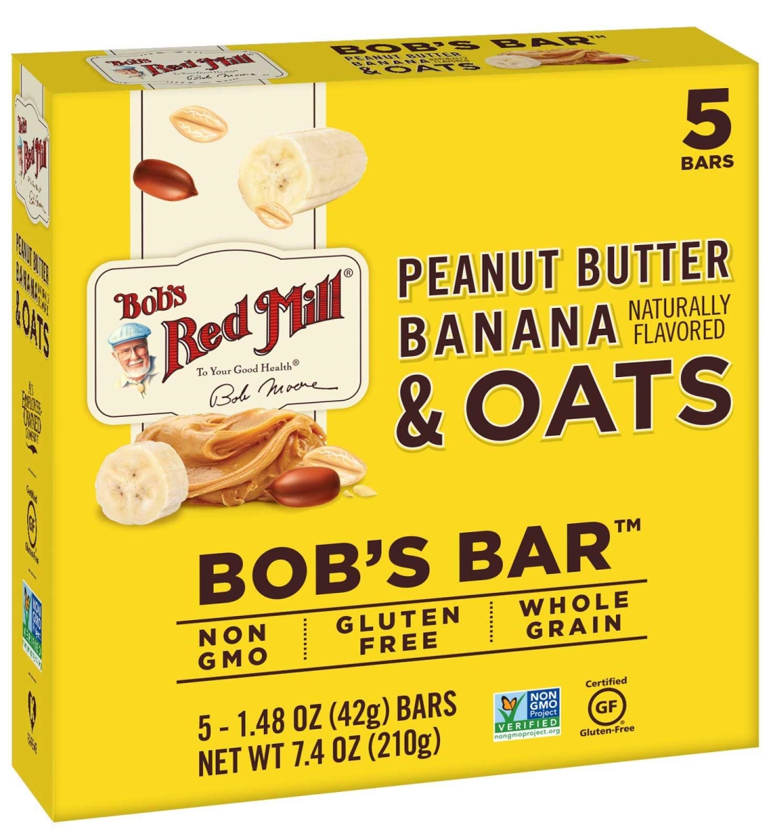 364030 1.48 oz Peanut Butter Banana & Oats Bar - Pack of 5