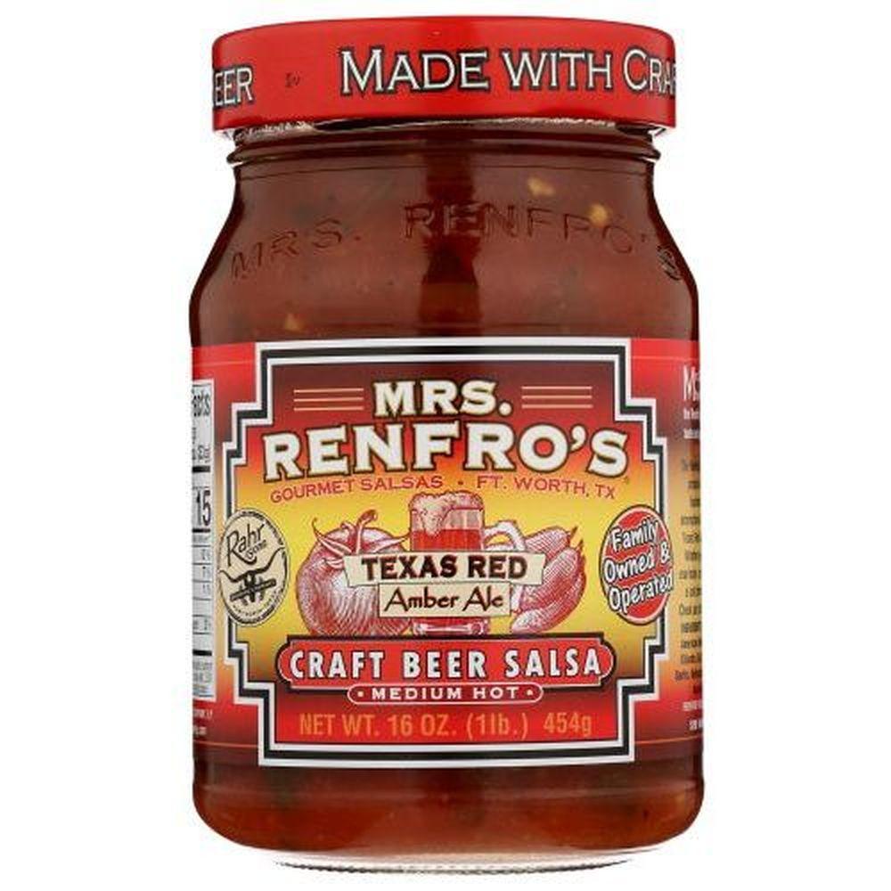 298226 Medium Hot Texas Red Craft Beer Salsa, 16 oz