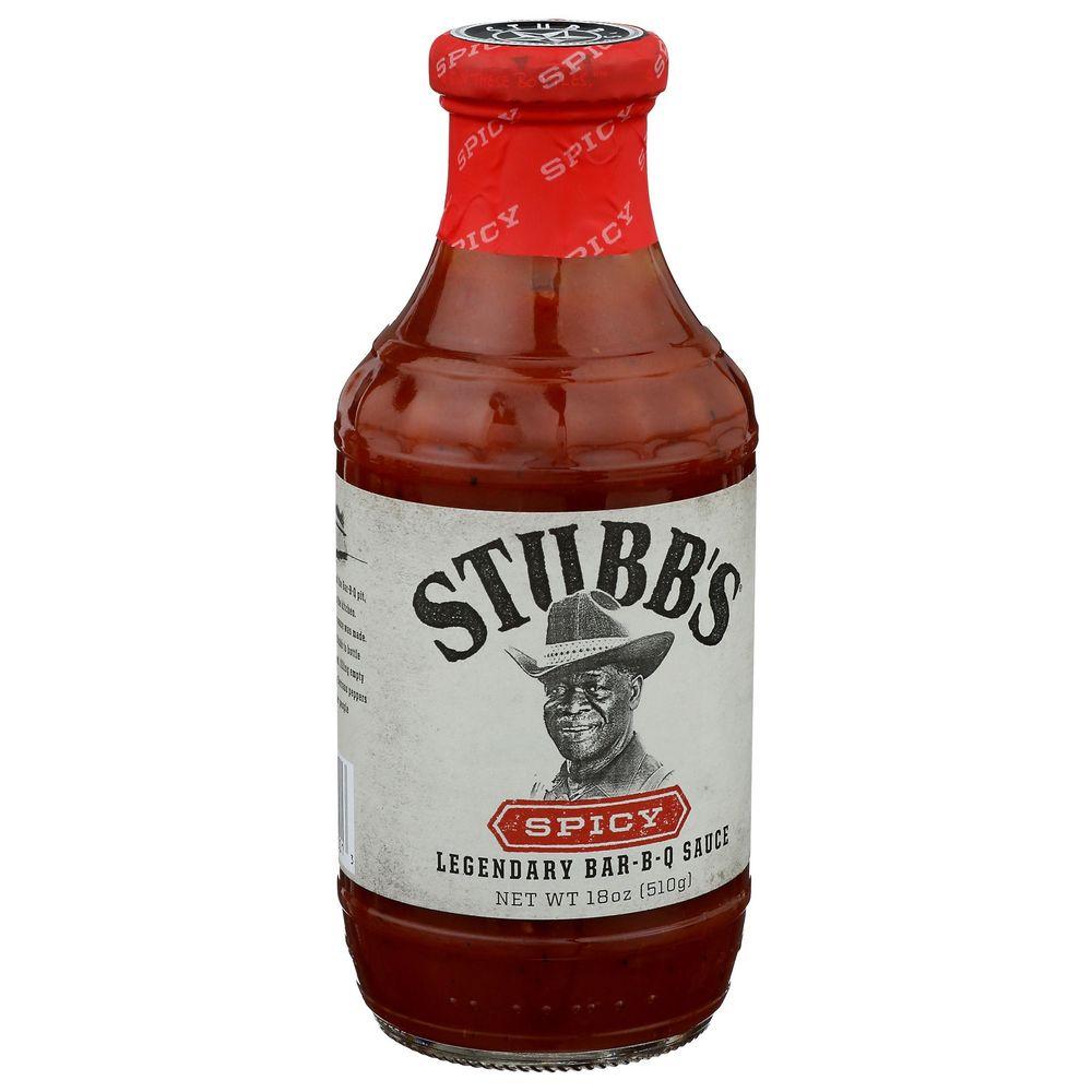Stubbs 75777 Spicy BBQ Sauce, 18 oz