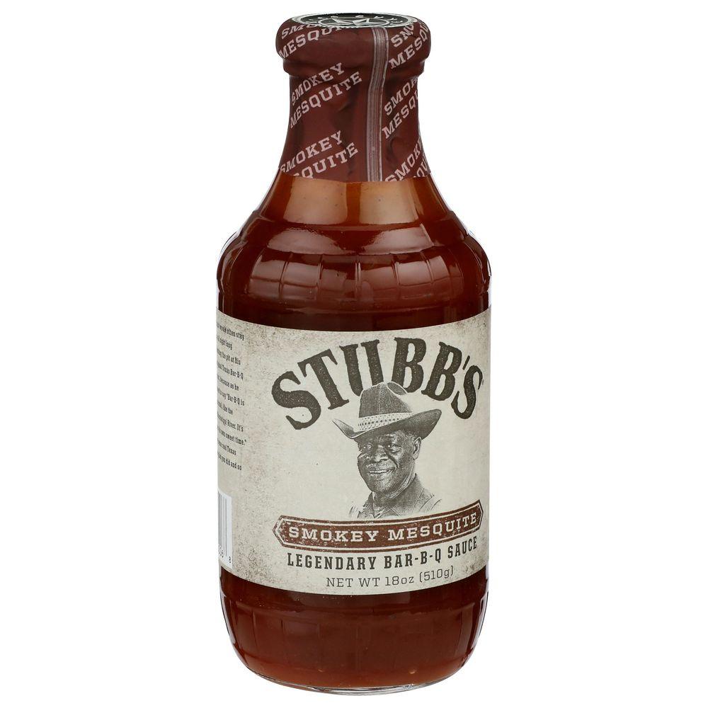 Stubbs 35046 Smokey Mesquite Barbecue Sauce, 18 oz