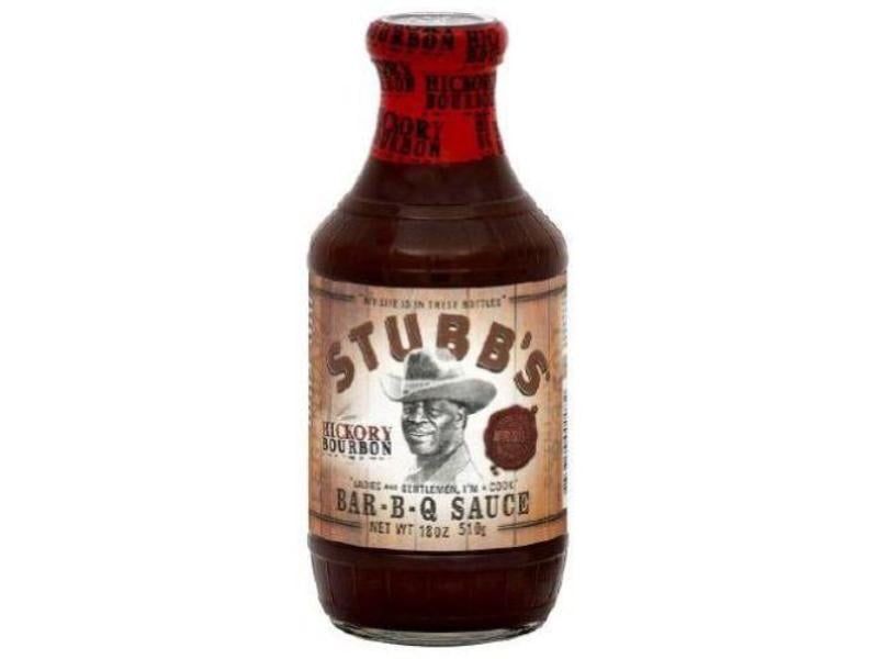 Stubbs 219073 Hickory Bourbon Barbecue Sauce, 18 oz