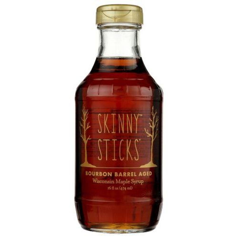 384581 Sticks Bourbon Barrel Aged Wisconsin Maple Syrup, 16 oz