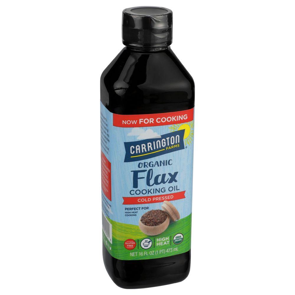 338807 Organic Cold Pressed Flax Cooking Oil, 16 oz