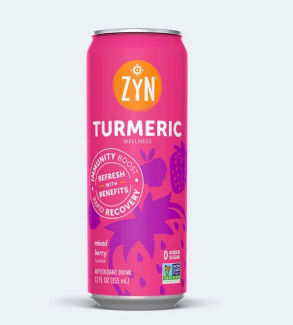 2205849 12 oz Turmeric Wellness Mixed Berry Drink